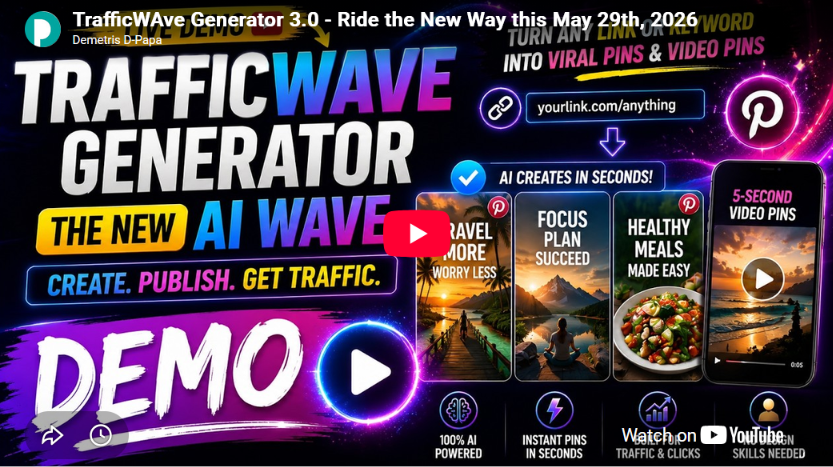 TrafficWave Generator 3.0 by Demetris Papadopoulos / Limitless Passion Ltd