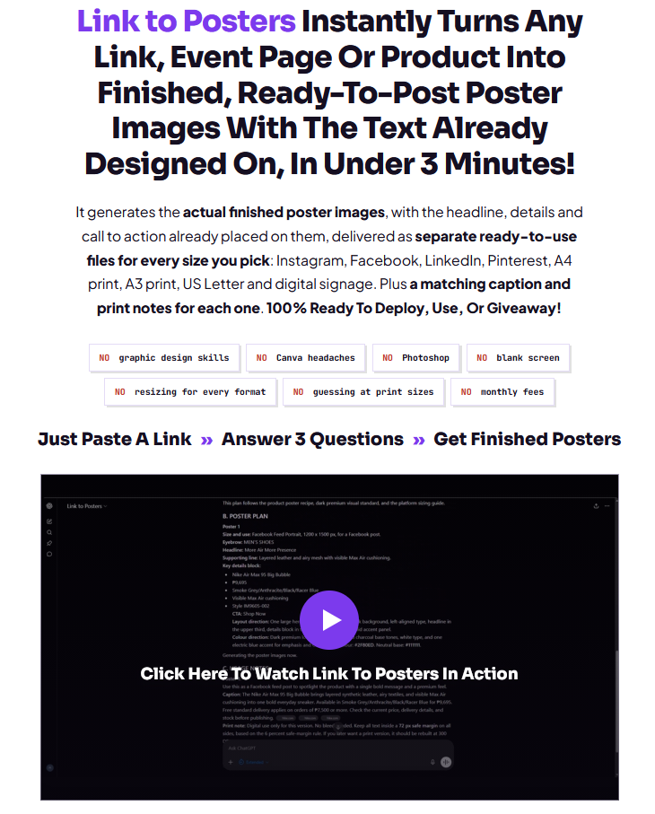Link To Posters by Justin Opay